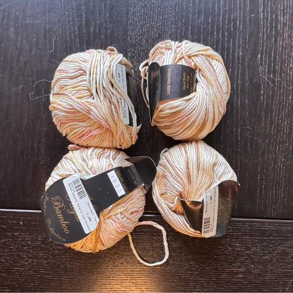 Other - Royal Bamboo pale pastel variegated yarn lot bundle of four NWT